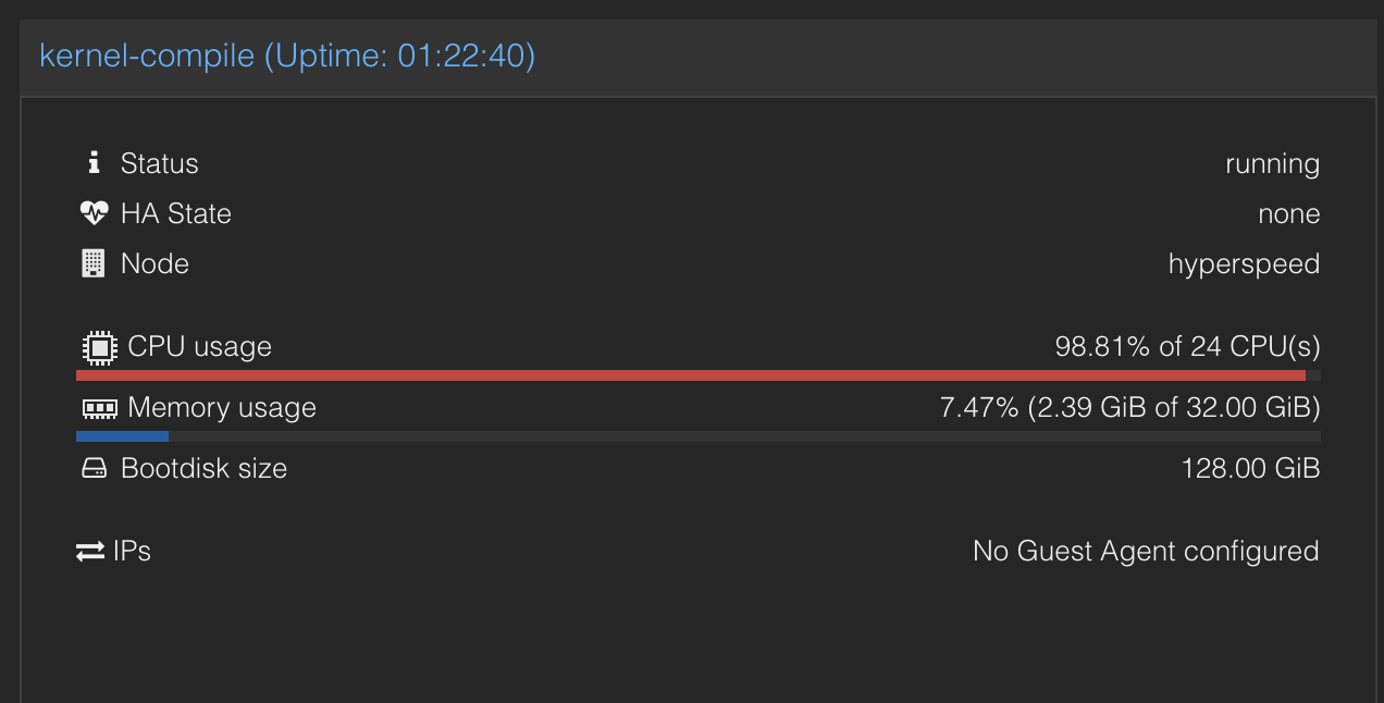 Compiling with 24 cores